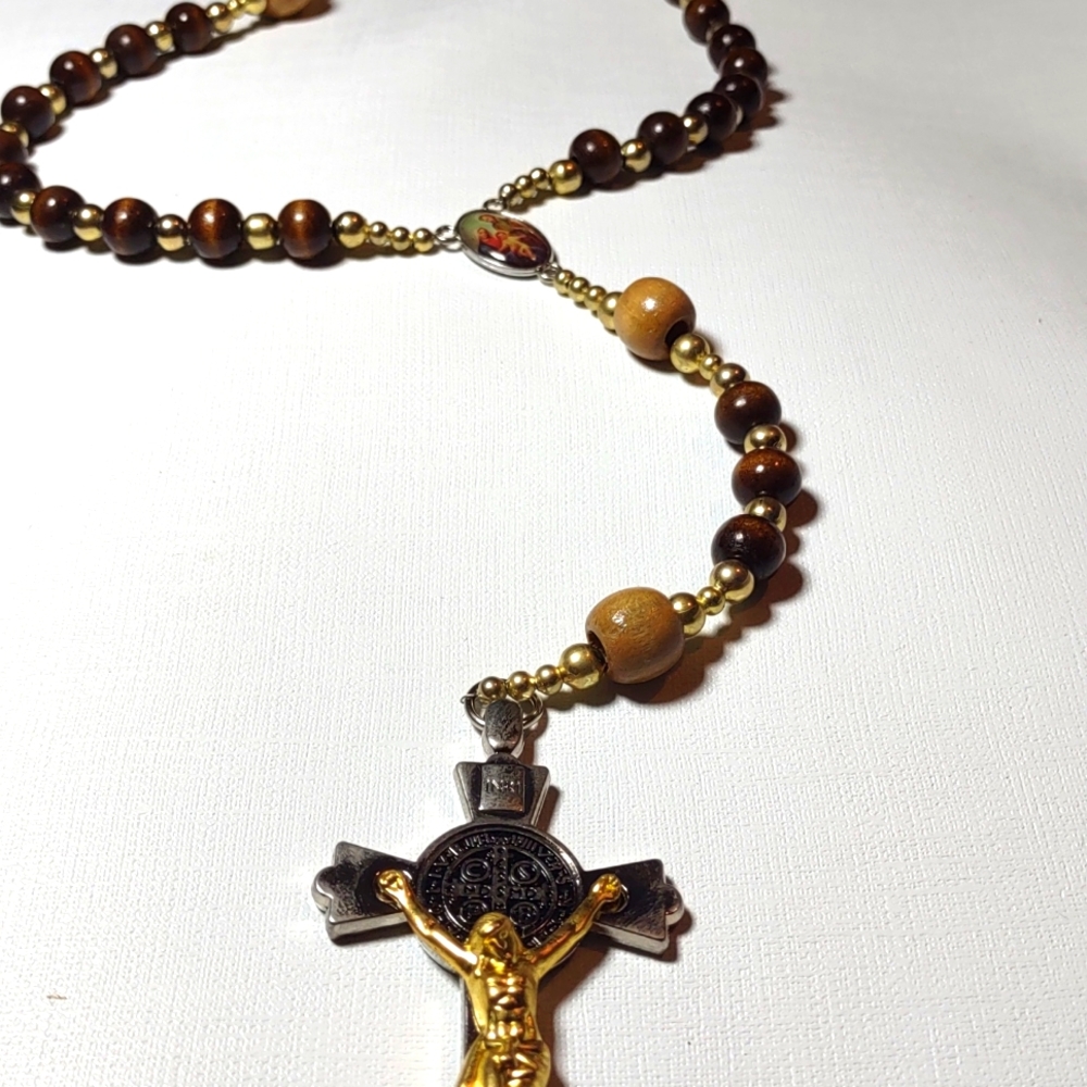 Wooden rosary